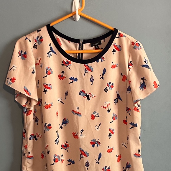 SELLING TALBOTS WOMEN BLOUSE SIZE 16 PETITE FLORAL COLOR CONDITION:PRE-OWNED - Picture 7 of 15